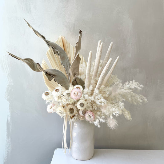 Crème de la Crème Dry Floral Arrangement