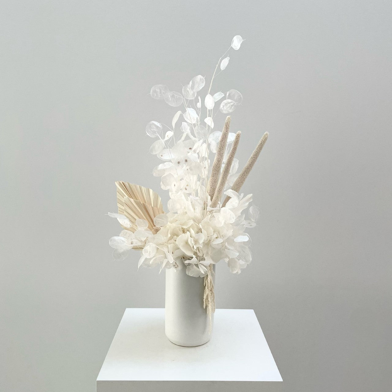 Soft White Dry Floral Arrangement